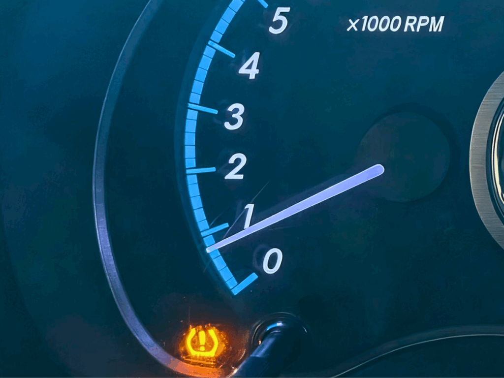 原廠的「胎壓警示燈」。(圖/Orange TPMS 提供)