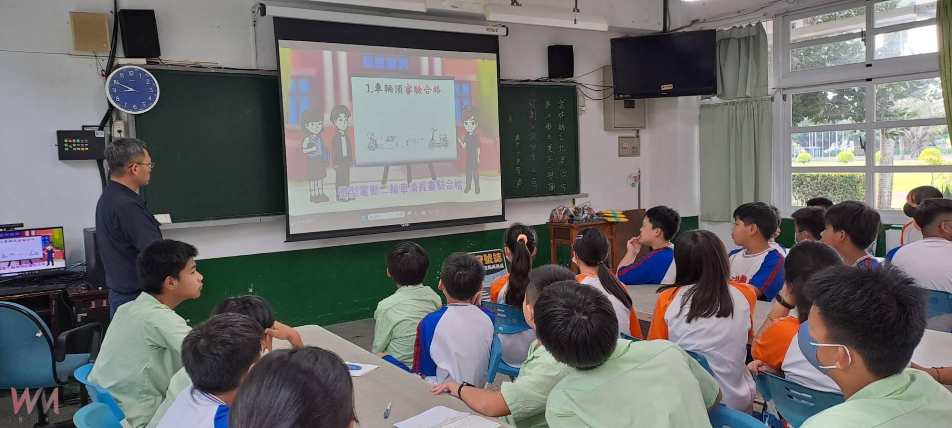 響應交通安全月 北港警分局攜手北港國中深化學童交通安全意識 - https://www.watchmedia01.com