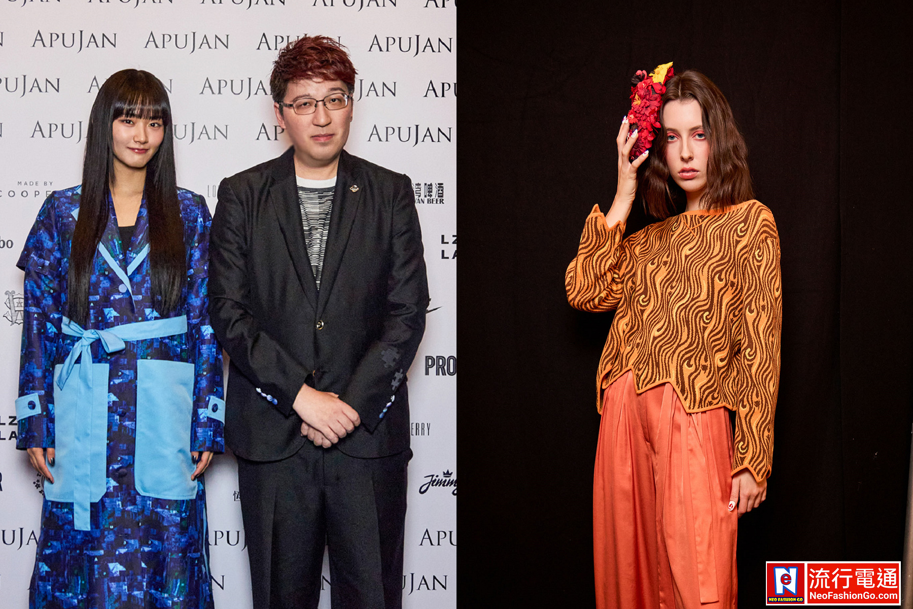 2025「倫敦時裝週」APUJAN 的童話終章 女團櫻坂46山﨑天與設計師詹樸一起來個桃的冒險