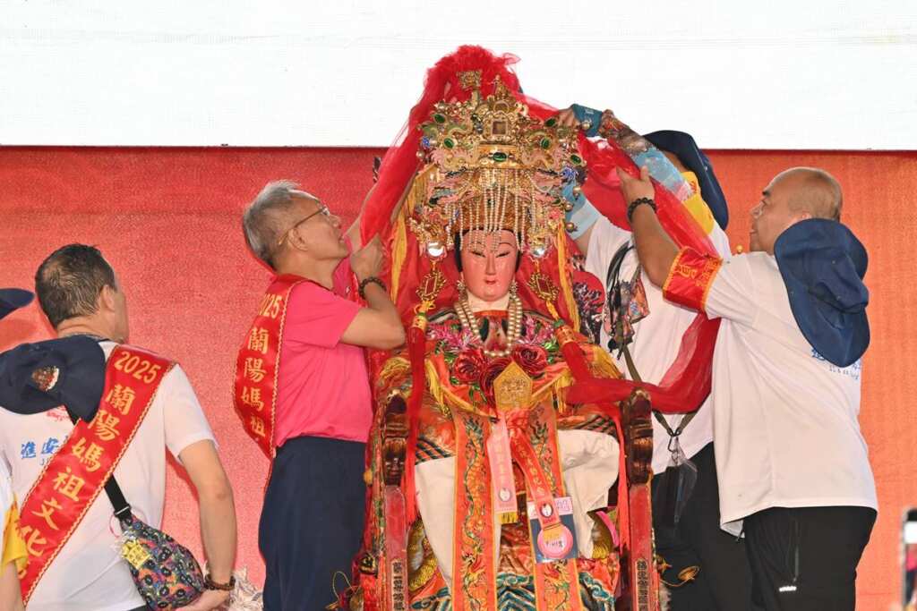 ▲2025蘭陽媽祖文化節今日早上於南方澳漁港出發展開首日海巡行程。