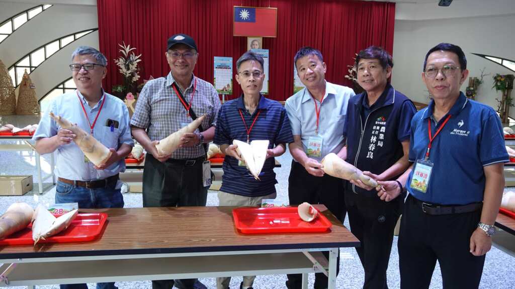 ▲114年度臺中市北屯區優質麻竹筍評鑑活動。(記者林明佑攝)
