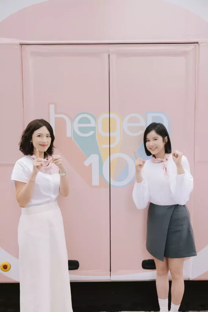 hegen Taiwan CEO與李佳穎一同出席hegen十周年記者會