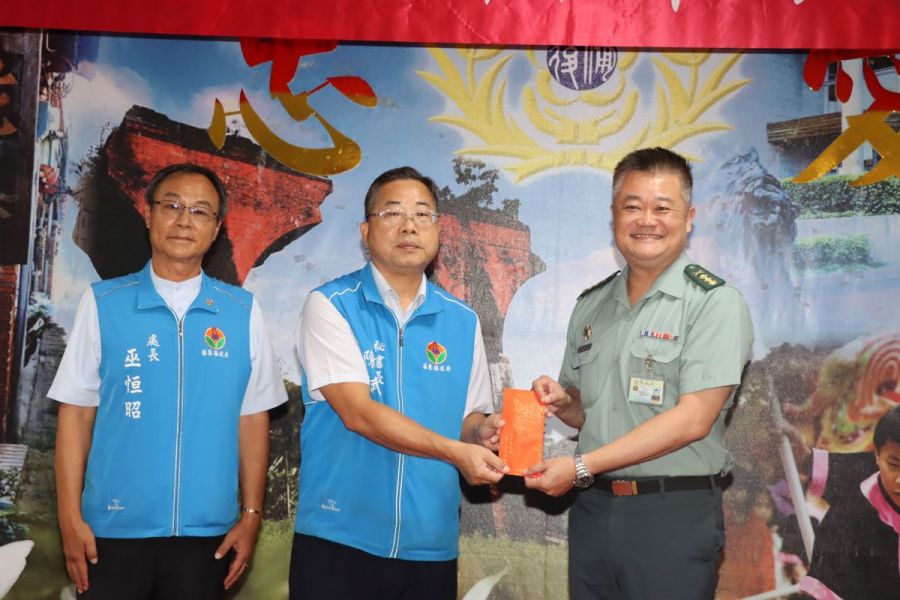 苗縣府中秋慰勞國軍 感謝官兵堅守崗位保家衛國