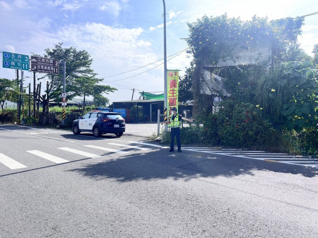 教師節連續假期交通疏導 玉井分局同步推動交通安全月行人安全 1 %E4%B8%80 91