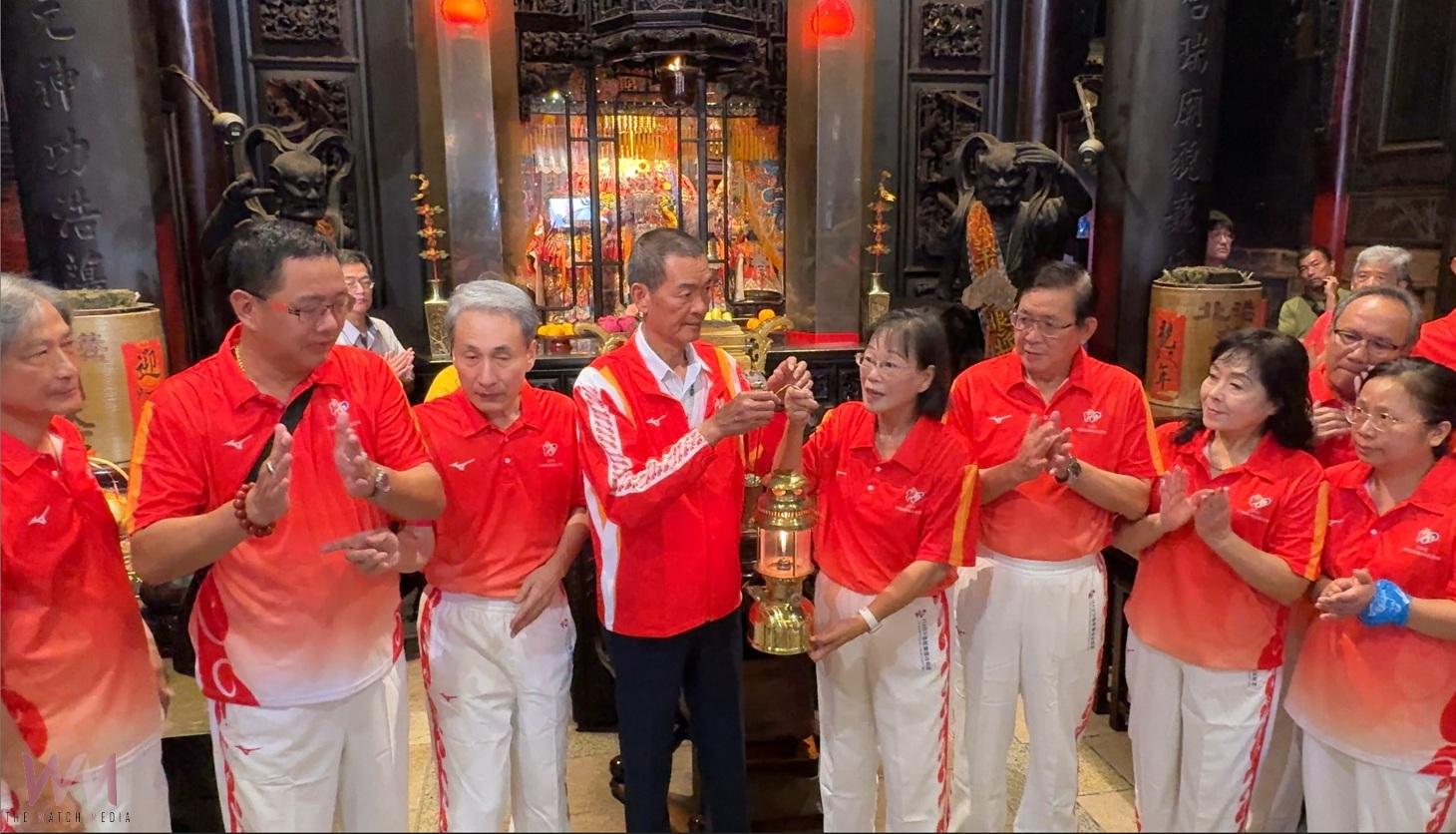 (有影片)/全國運聖火北港朝天宮取母火 祈求媽祖保佑全運賽事平安順利 - https://www.watchmedia01.com