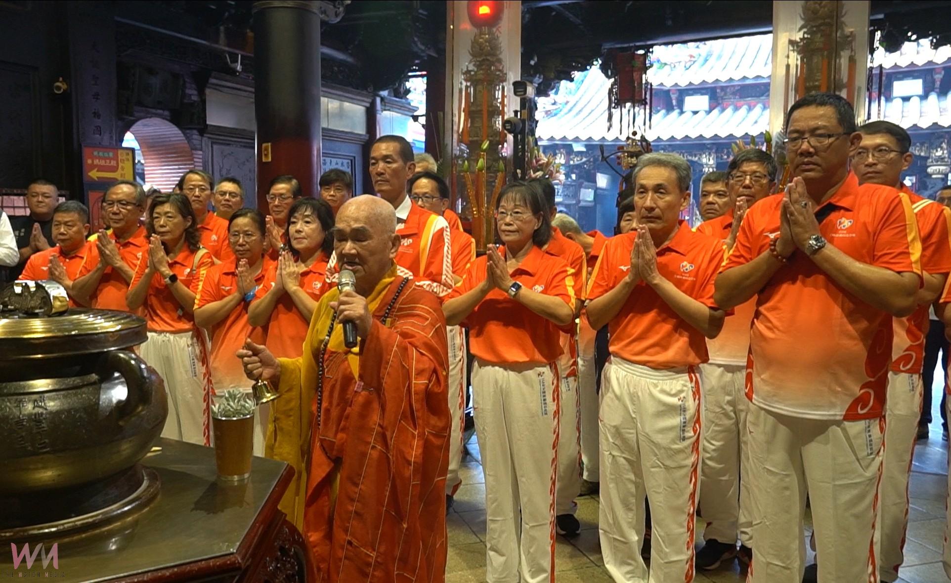 (有影片)/全國運聖火北港朝天宮取母火 祈求媽祖保佑全運賽事平安順利 - https://www.watchmedia01.com