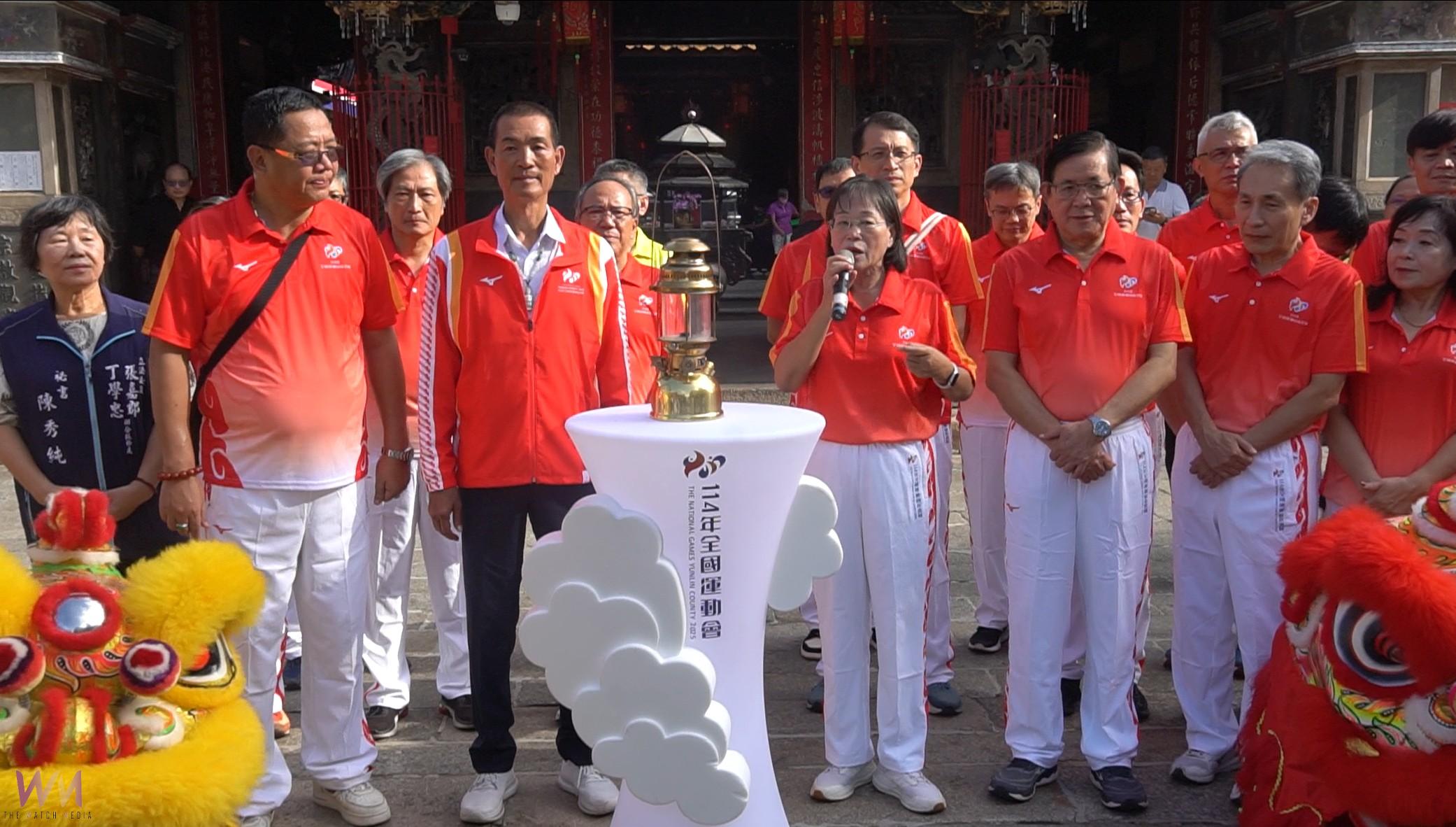(有影片)/全國運聖火北港朝天宮取母火 祈求媽祖保佑全運賽事平安順利 - https://www.watchmedia01.com