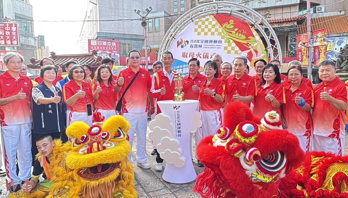 (有影片)/全國運聖火北港朝天宮取母火 祈求媽祖保佑全運賽事平安順利 - https://www.watchmedia01.com