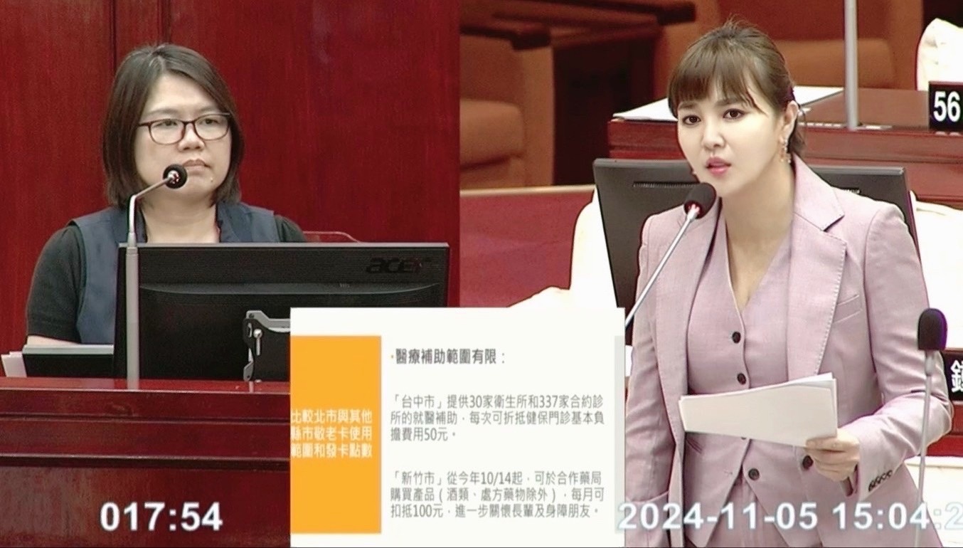 台北敬老卡停留480點「沒動靜」　王欣儀：財政全國第一卻不如新北 213