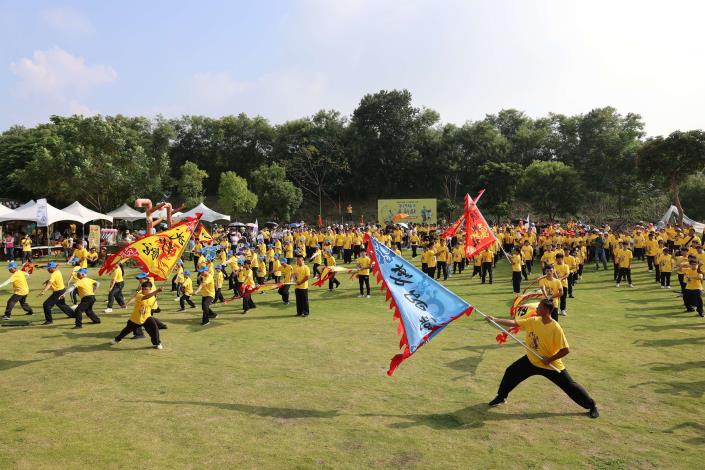 ▲「西螺七崁武術嘉年華-深耕培力展新猷」開幕活動。(記者劉春生攝)