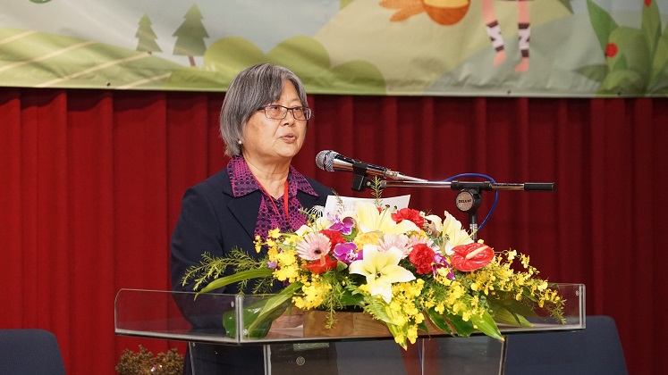 ▲亞洲太平洋地區糧食與肥料技術中心張淑賢主任開幕致詞。