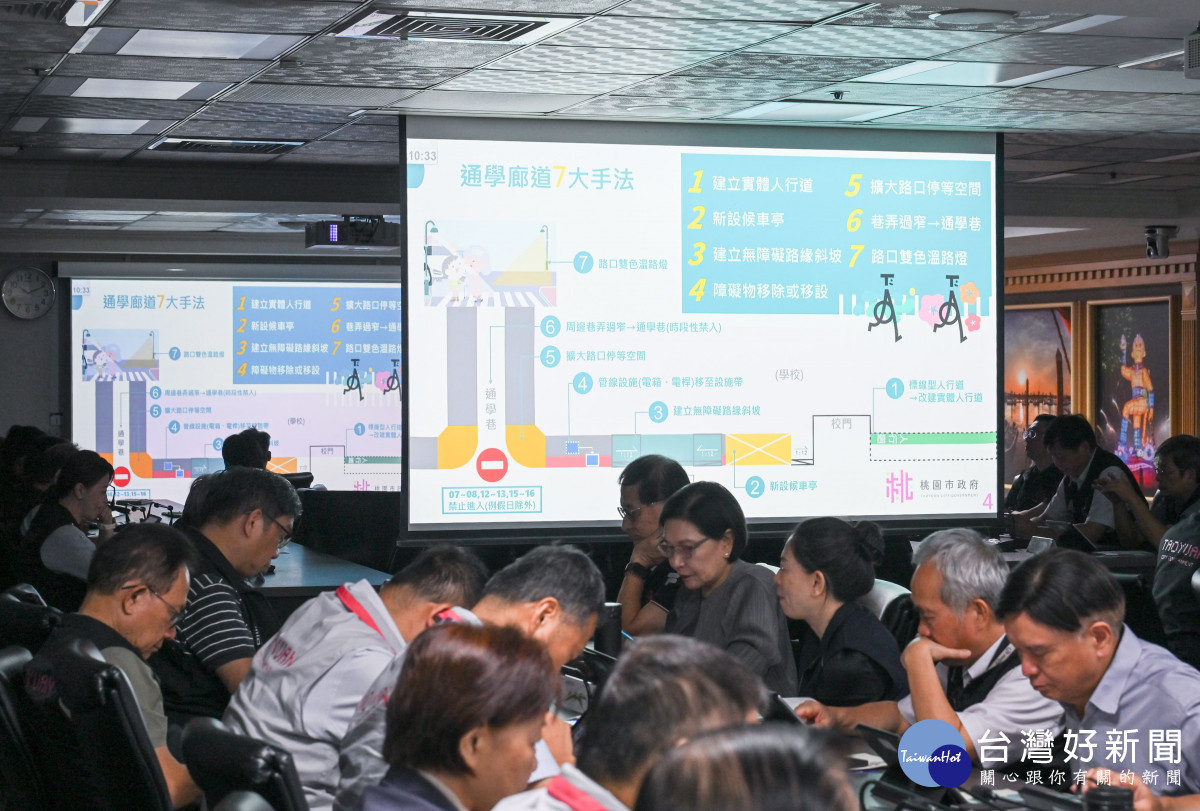 「四年百校七手法，好走好逛好安全」專題簡報。