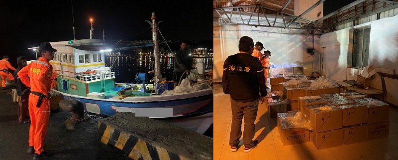 私梟走私菸品牟利 海巡鎮守查緝不法
