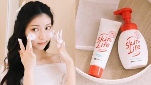 日本原裝進口的牛乳石鹼 SkinLife 正青春洗顏系列。(圖/業者提供)