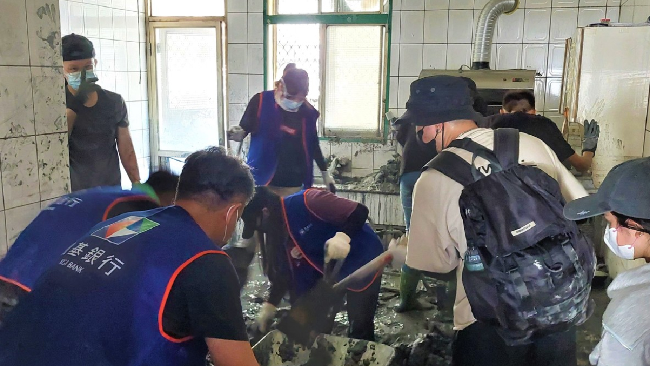 凱基設天災急難救助專案2000萬 百人志工隊赴花蓮助重建