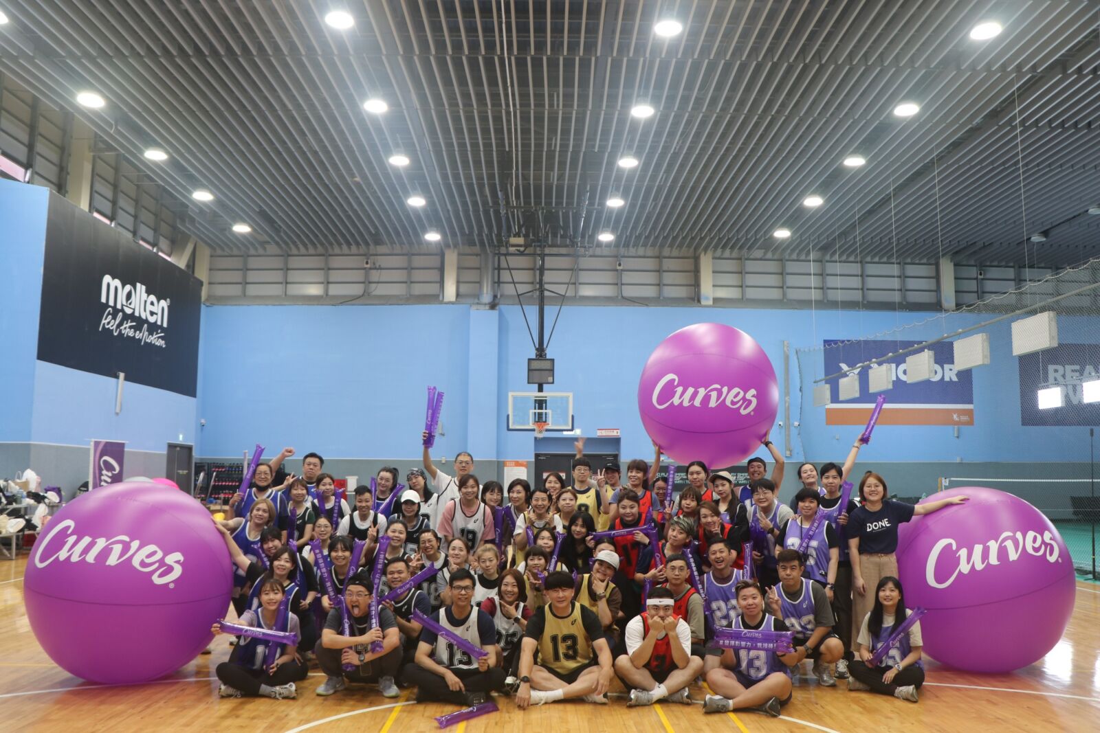 滾出團隊凝聚力　Curves舉行首屆員工運動會 265