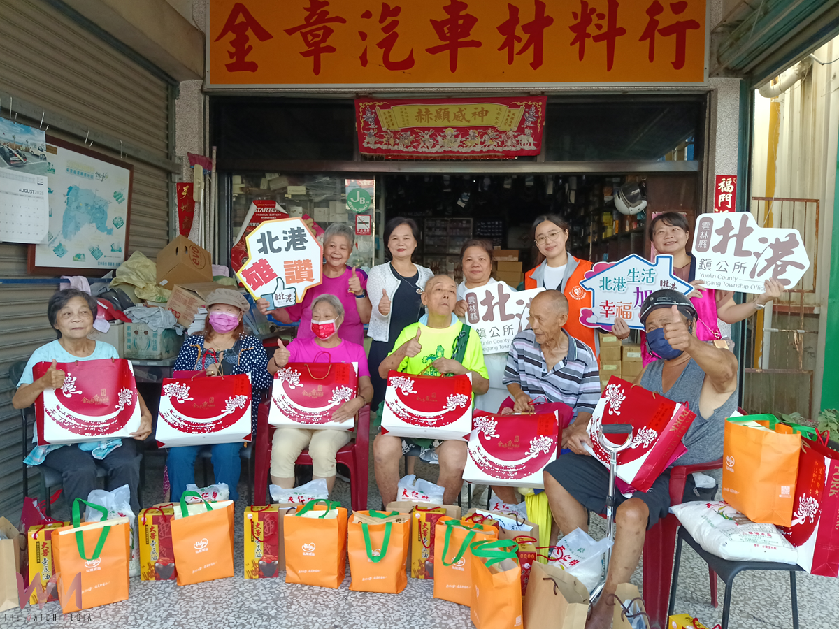 （有影片）／中秋送暖 北港公所陪伴獨居長者過佳節