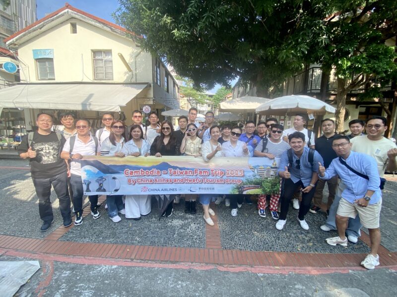 圖文:柬埔寨主力業者走訪台中知名文創景點審計新村。