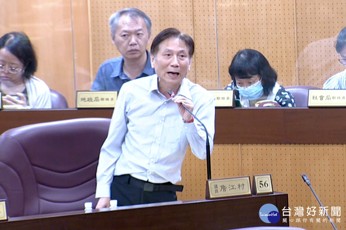 桃園市議員詹江村建議等高雄市和台南市先普發現金。<br /><br />