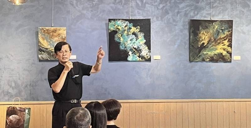 「觀自在」郭日榮流動畫個展 高雄帕莎蒂娜青海餐廳登場