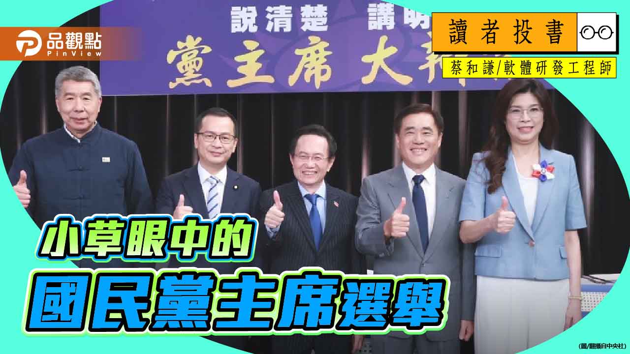 小草眼中的國民黨主席選舉