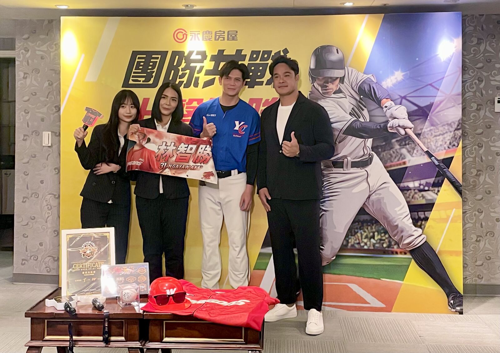 【有影】永慶盃壘球賽十週年 邀「全壘打王」林智勝傳授致勝精神 218 CNEWS195251002a02