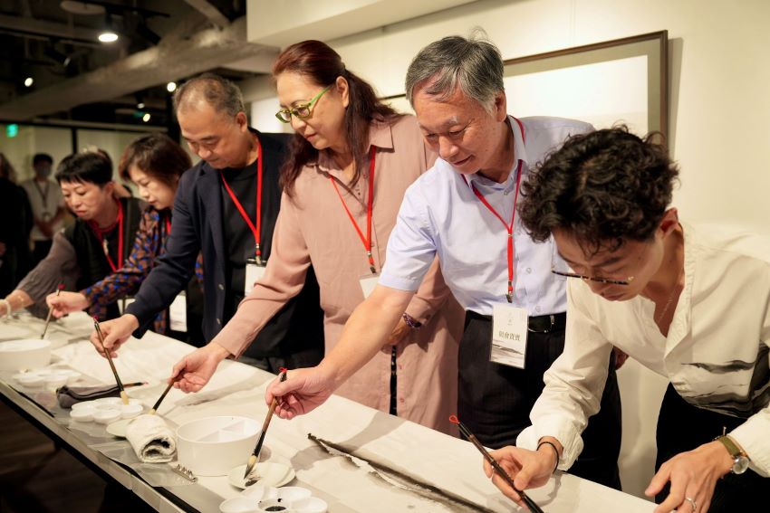 2場專場導覽    旅法藝術家沈榮水墨畫宗博館開展