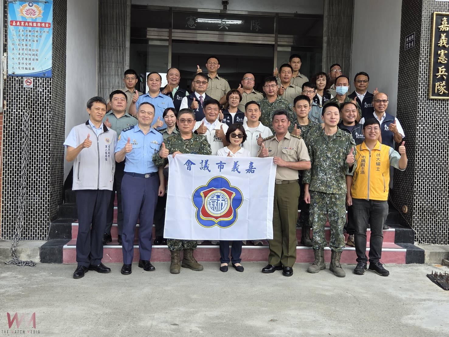 國軍官兵愛民助民 嘉市議會秋節敬軍表謝意 - https://www.watchmedia01.com
