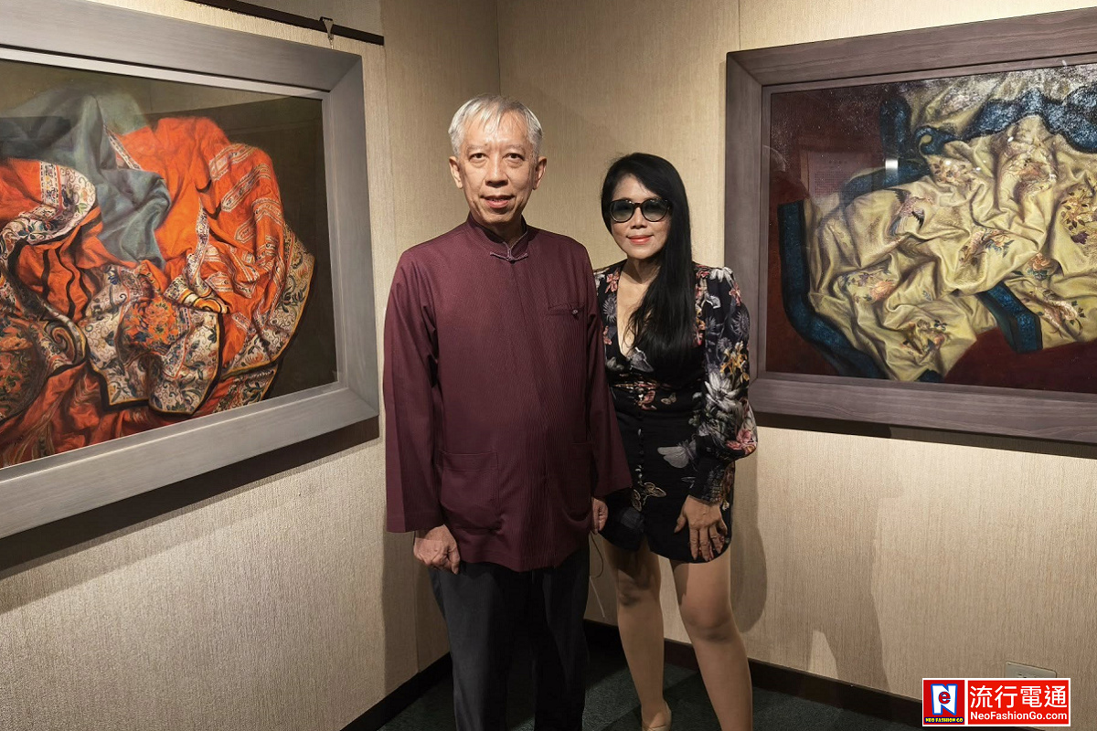 【側寫】梁永斐與陳香伶雙個展福華沙龍「奇逸融通x 戀戀紅塵」開展 貴賓雲集  –「小說往往才是真實的故事，歷史只是有心人士寫的小說。」