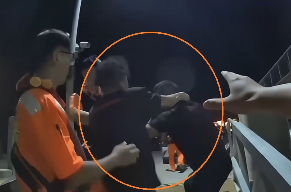 海上釣魚開船衝撞 暴怒男竟還開車企圖衝撞海巡員 234 cnews204251004a01