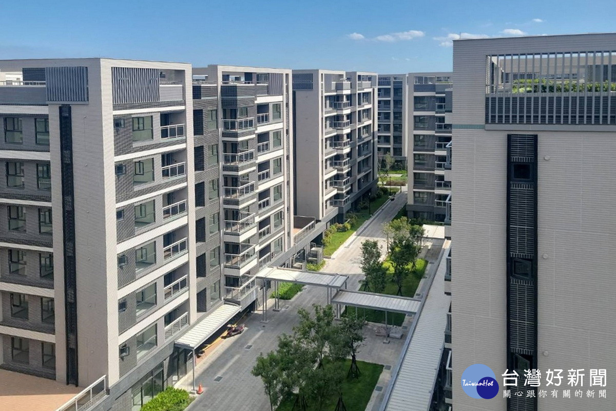 航空城安置住宅9成住戶完成初驗,街廓社區景觀。<br /><br />
