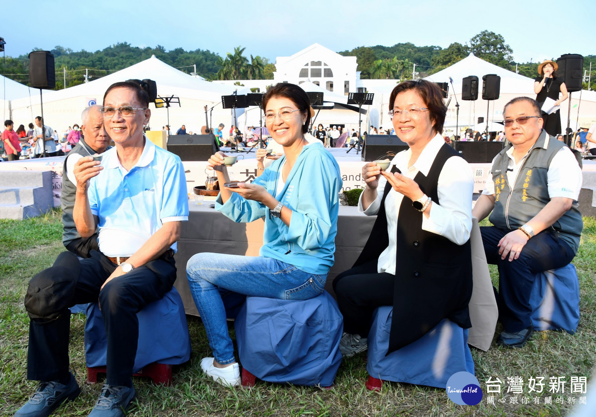 王惠美挺南投茶博，邀全民暢遊彰化「設計之行」。圖／彰化縣政府提供