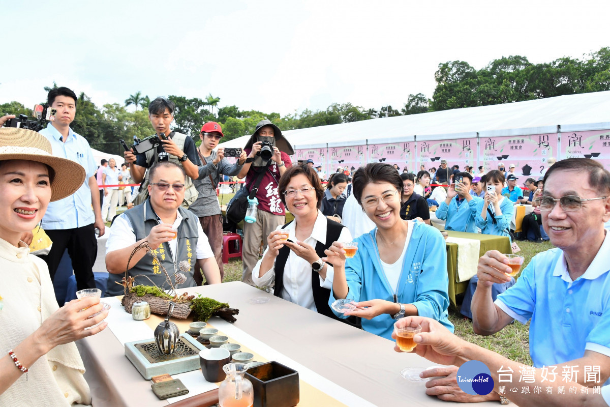 王惠美挺南投茶博,邀全民暢遊彰化「設計之行」。圖/彰化縣政府提供