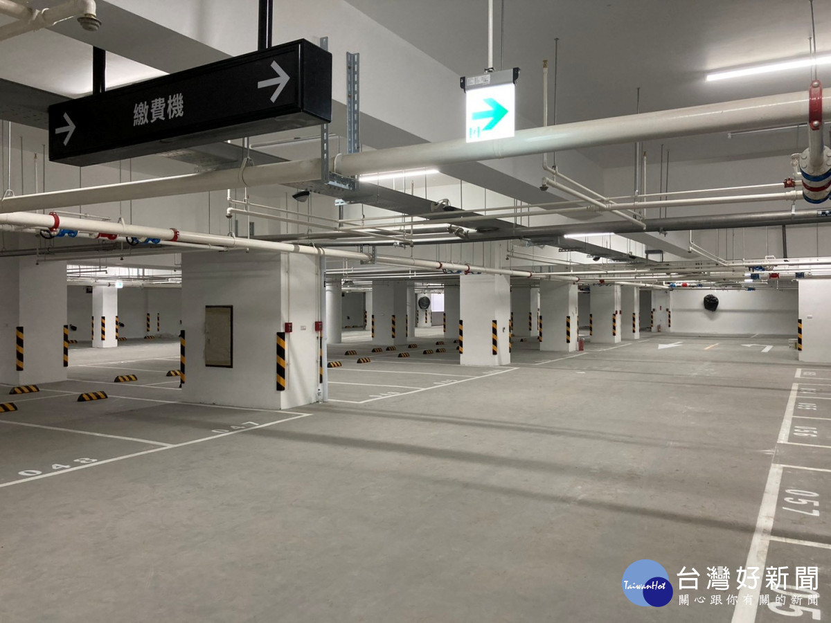 地下1至2樓打造共享停車場,不僅便利民眾洽公,也能有效紓解周邊停車壓力_