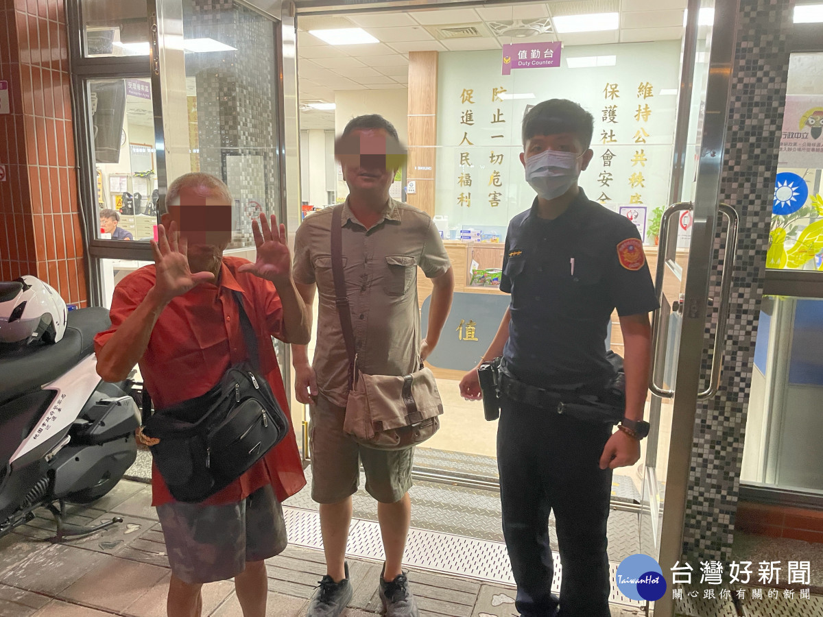 7旬長者迷途, 中壢警方熱心協助。