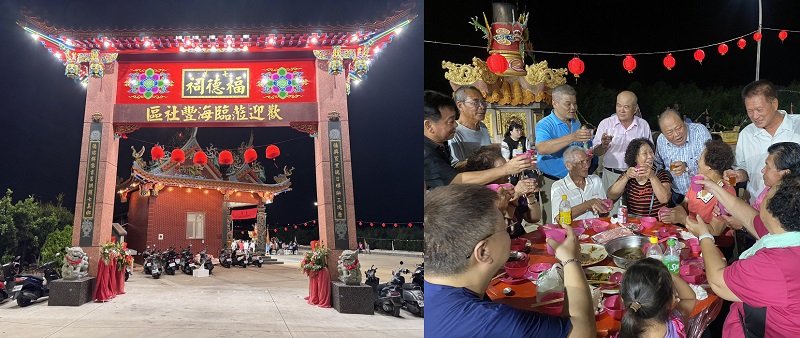 陳光復赴七美關心建設 與鄉親在信仰中為地方祈福