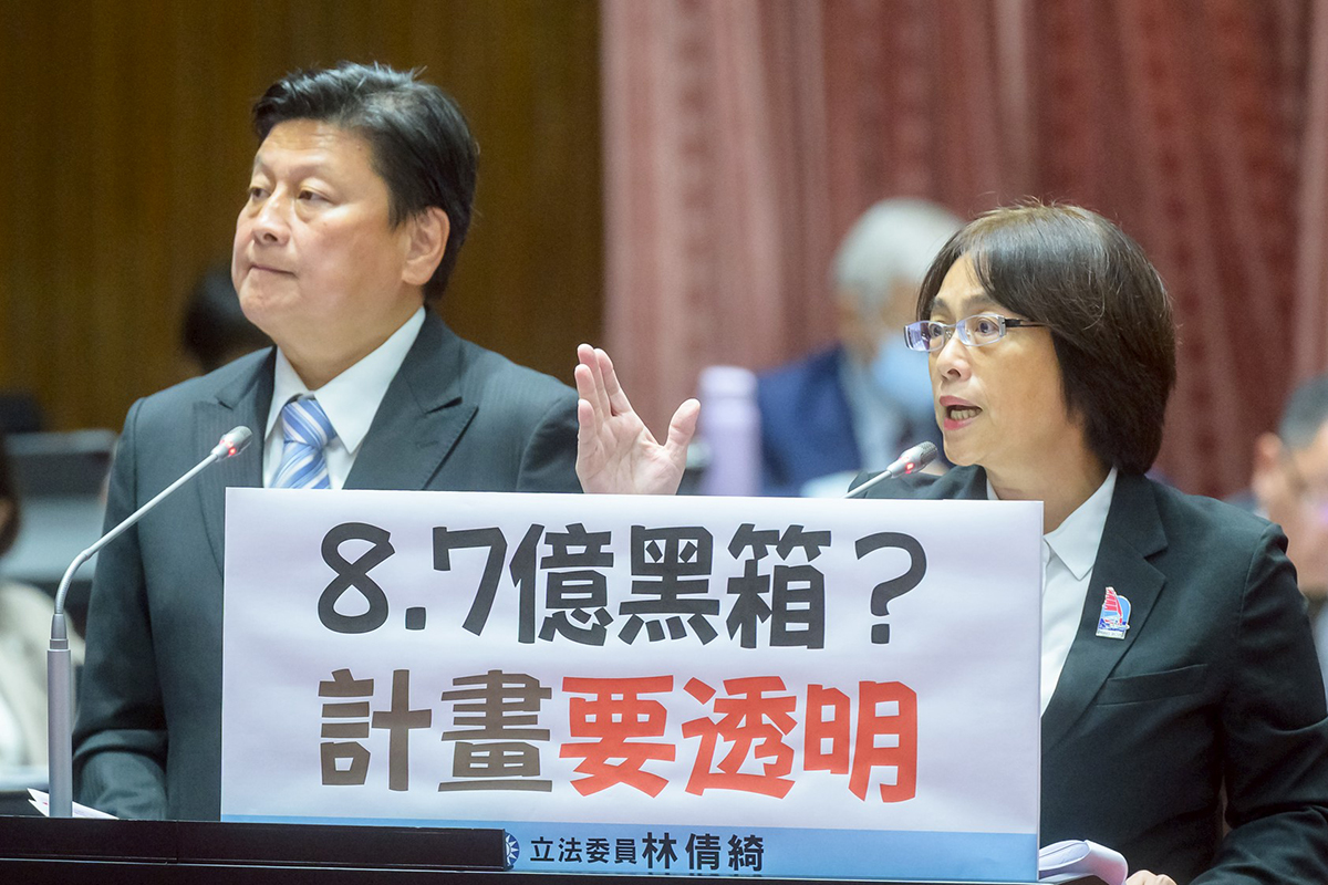 林倩綺督政不手軟　質詢李洋部長查8.7億體育預算黑箱　推動運動平權改革