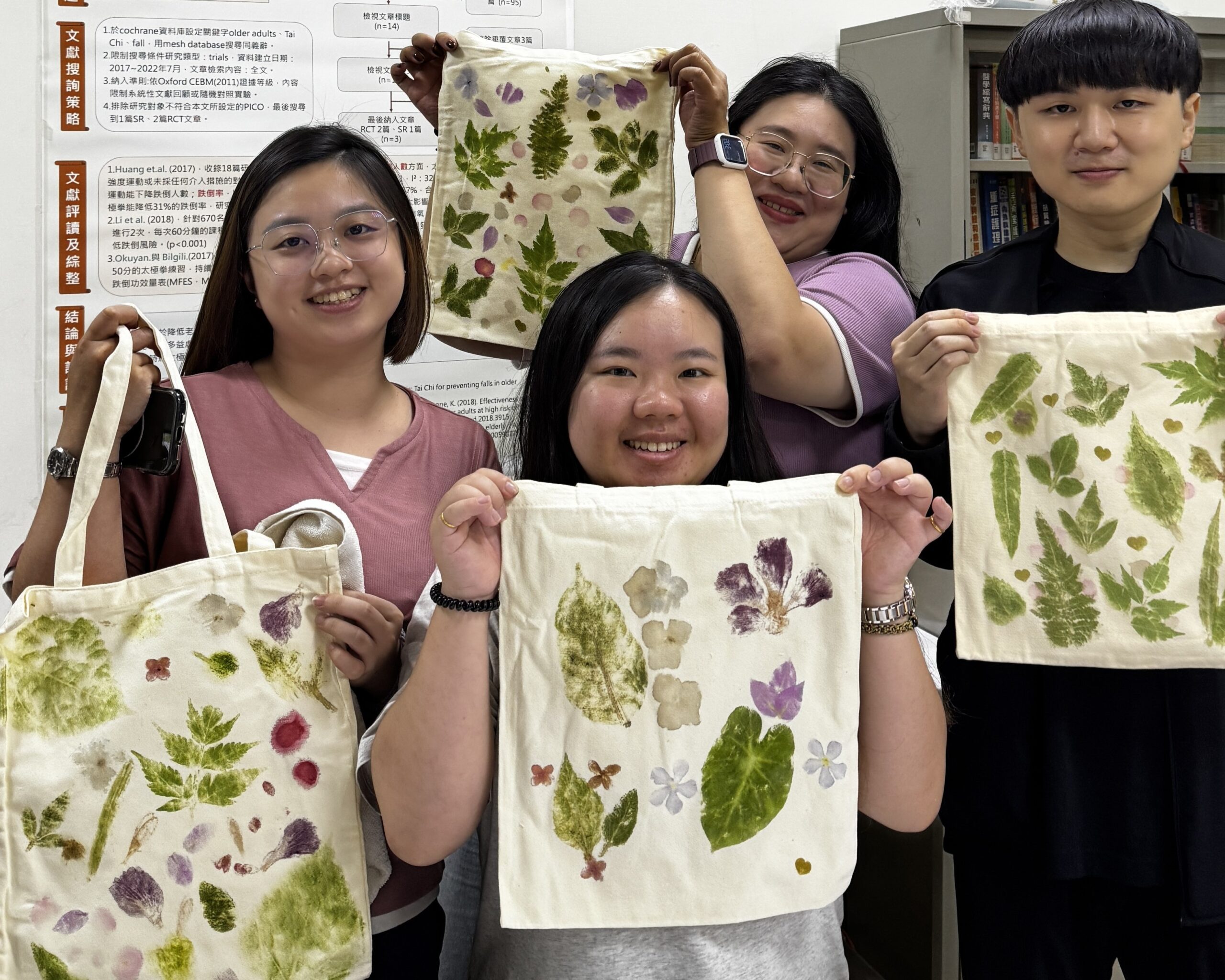 北榮桃園分院護理師體驗植物拓染 舒緩身心壓力 29 scaled