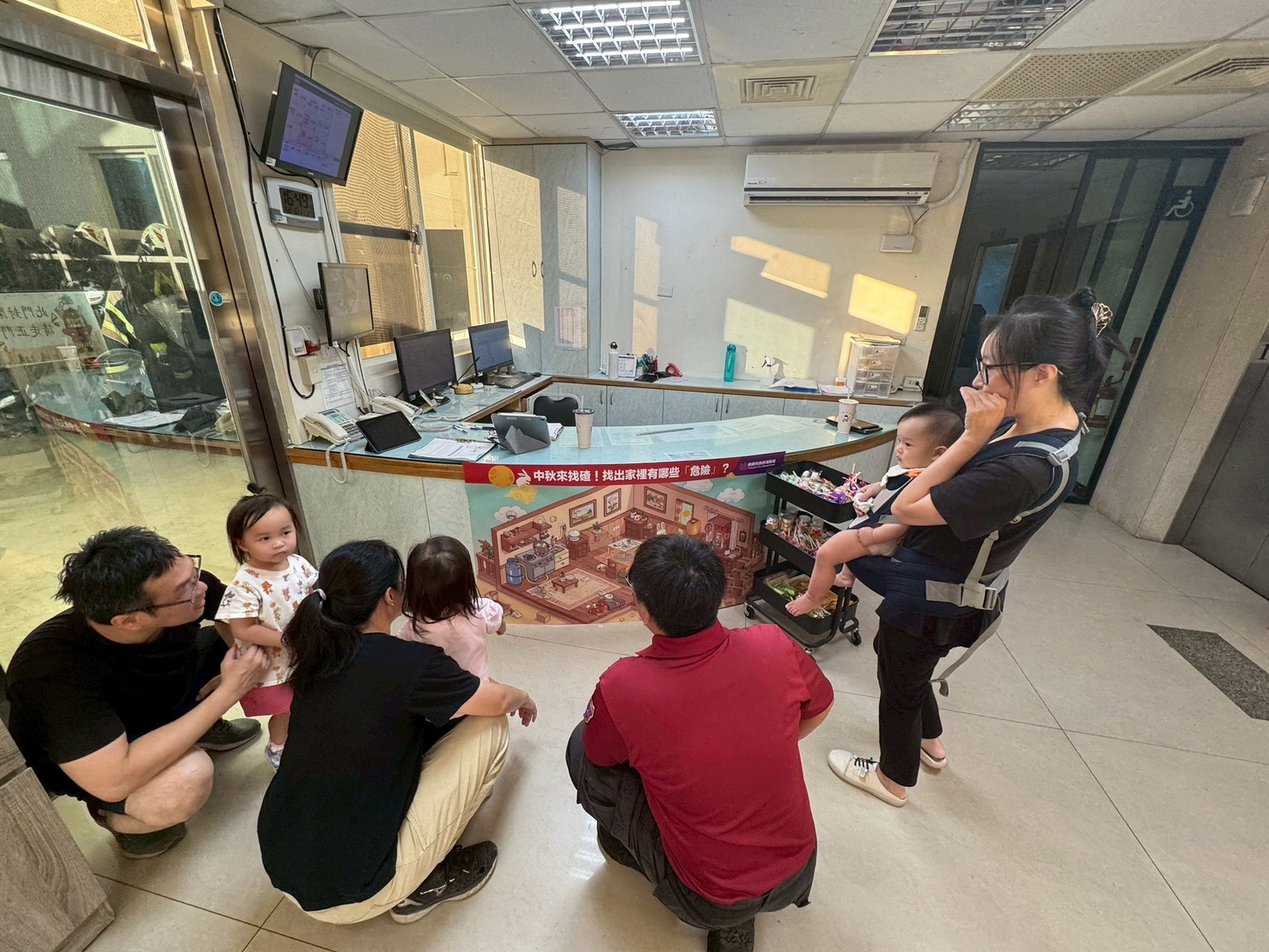 青埔消防分隊舉辦中秋親子闖關活動 防火知識向下扎根 S 37765139 0