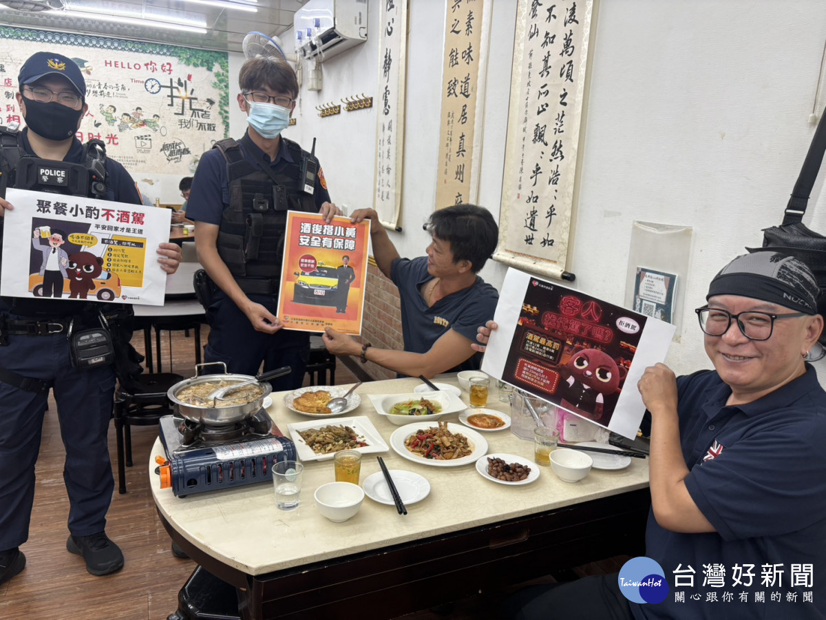 十月取締酒駕大執法，壢警娛樂場所加強宣導。