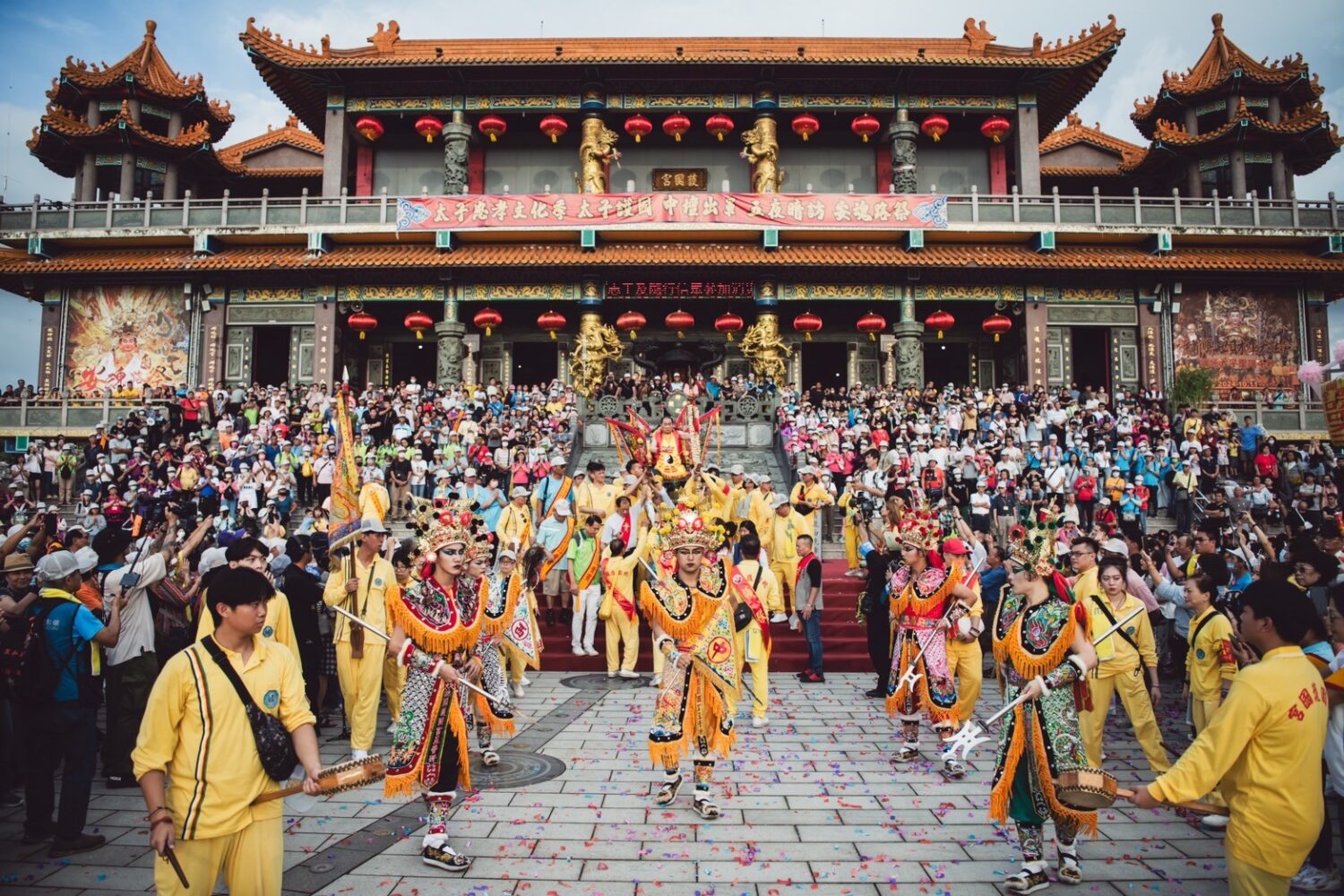 護國宮五夜暗訪遶境是唯一夜晚暗訪的太子爺,將夜巡桃園各區,進行路祭儀式守護地方安寧;也是信仰中心與人們交流情感的重要場域。(記者翻攝)