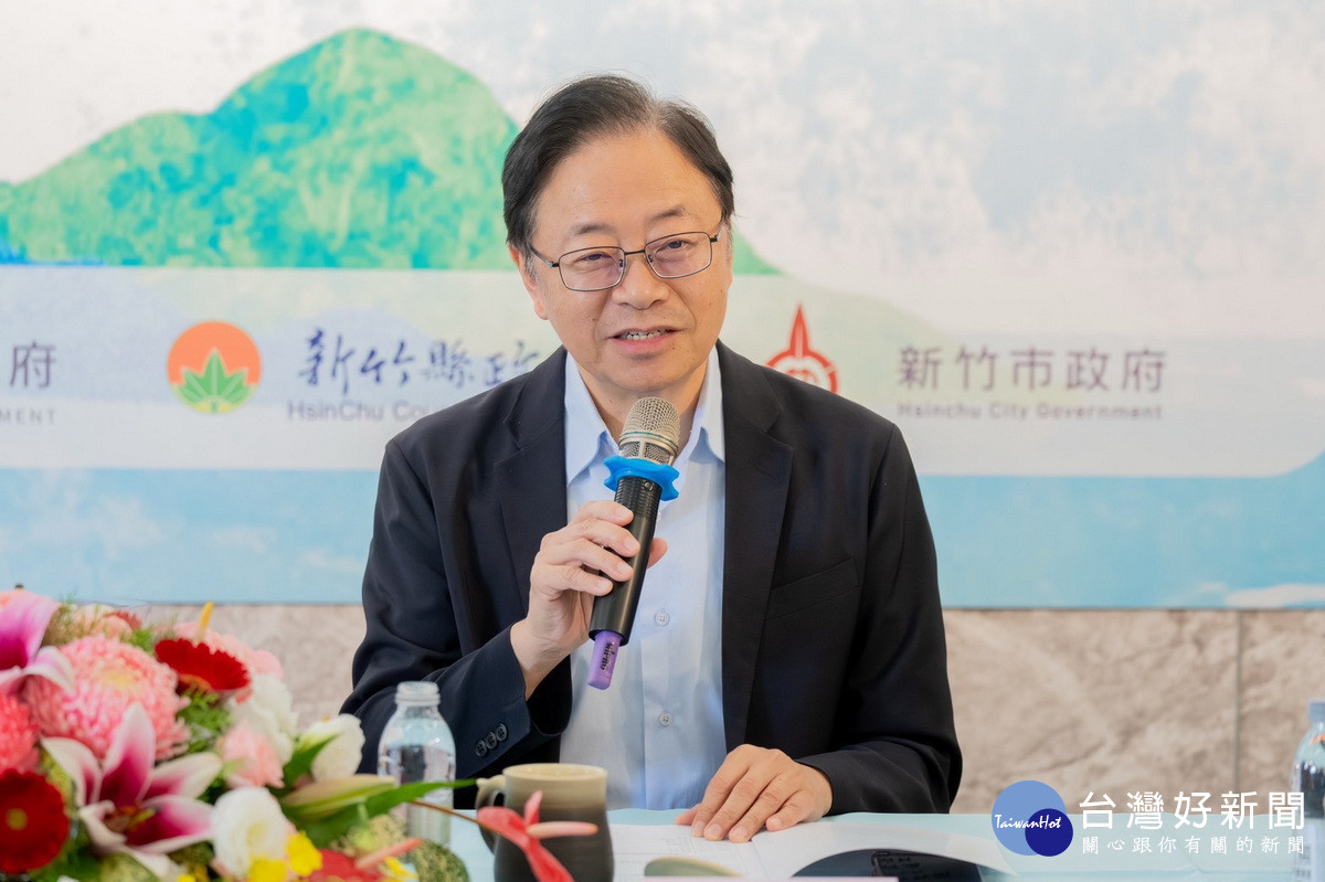 桃園市長張善政於桃竹竹苗4首長會議中致詞。<br /><br /> 