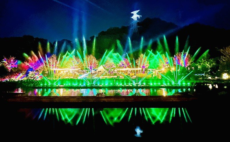 雙十連假遊桃園 慈湖金曲愈夜愈精彩