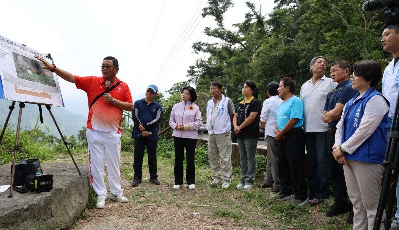 樟湖村景觀平台環境改善 張麗善盼串聯提升古坑國際慢城觀光量能