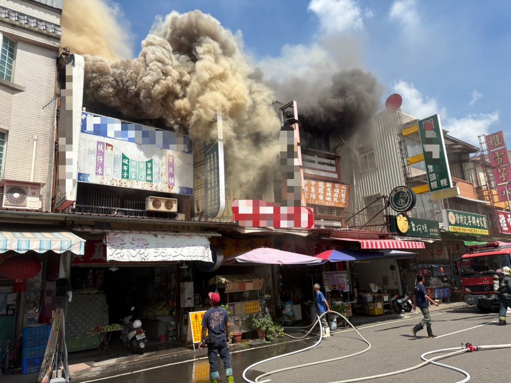 快訊/甲仙老街傳火警!疑便當店備料釀大禍「闆娘緊急送醫」