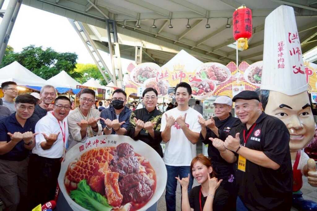 ▲2025臺北國際牛肉麵節飄香。