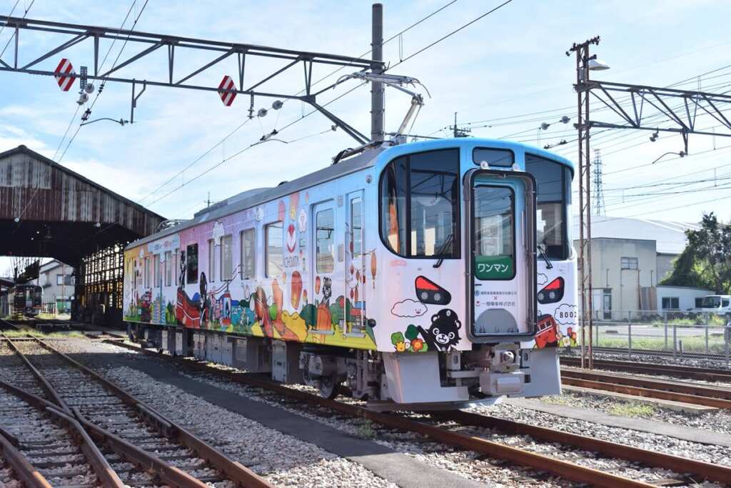 ▲一畑電車的臺灣主題彩繪列車於10月8日起行駛,帶來新的旅遊話題。 (照片授權: 一畑電車株式會社)