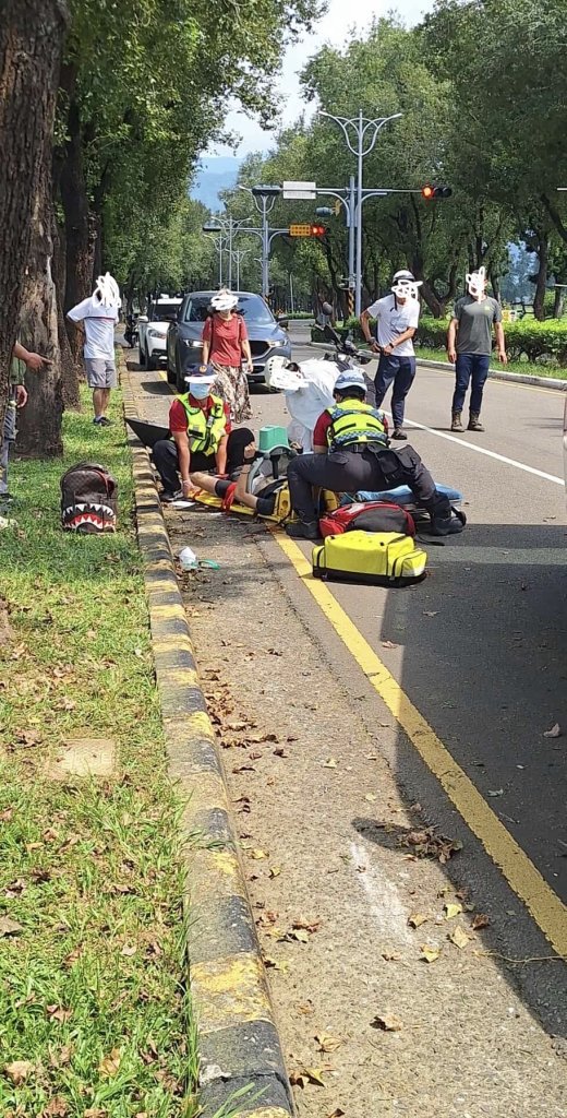 9天前才發生死亡車禍!-屏東科大校內又出車禍 機車騎士送醫無呼吸心跳