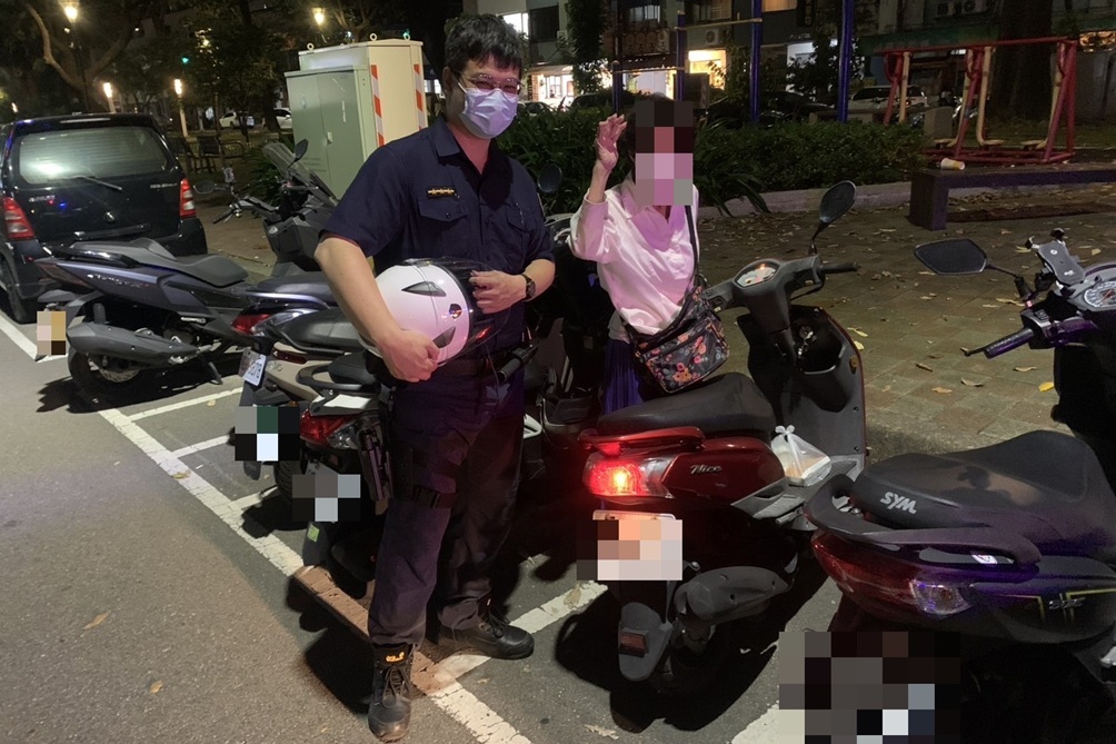 ▲圖說：西區所員警於柳婦記憶中停放機車位置800公尺外尋獲機車，破解這起烏龍竊案 （圖／台中市政府 提供）