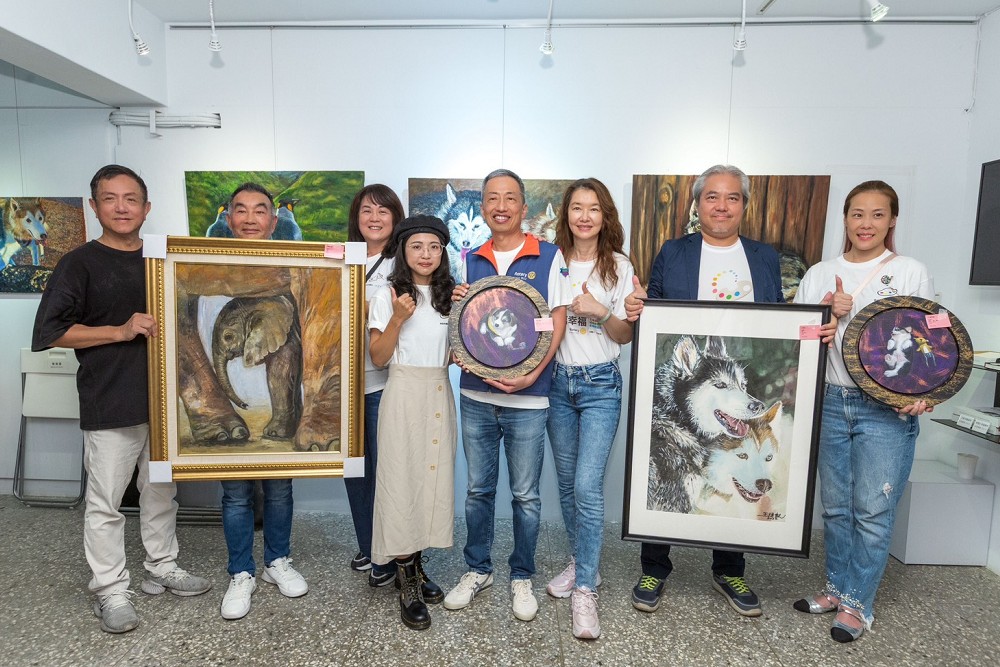 讓藝術照亮浪浪、瀕危動物生命之路　北市東欣扶輪社公益畫展10/9~10/20登場 201